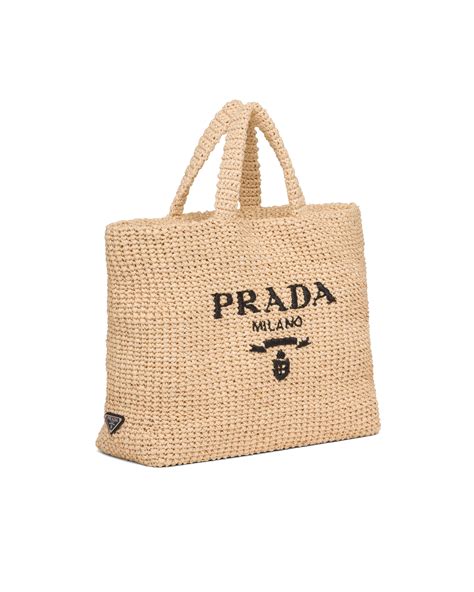 borsa prada raffia prezzo|saks prada raffia.